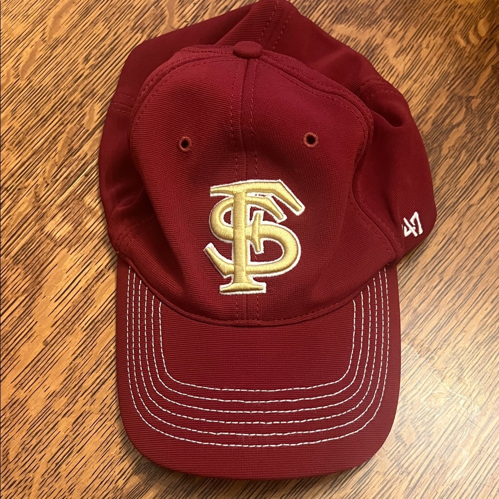 Red and Gold Baseball Cap